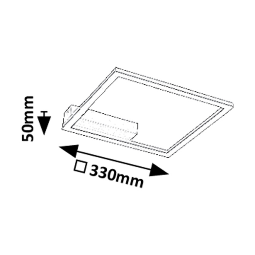 Rabalux - Iluminação de teto LED LED/24W/230V 3000K