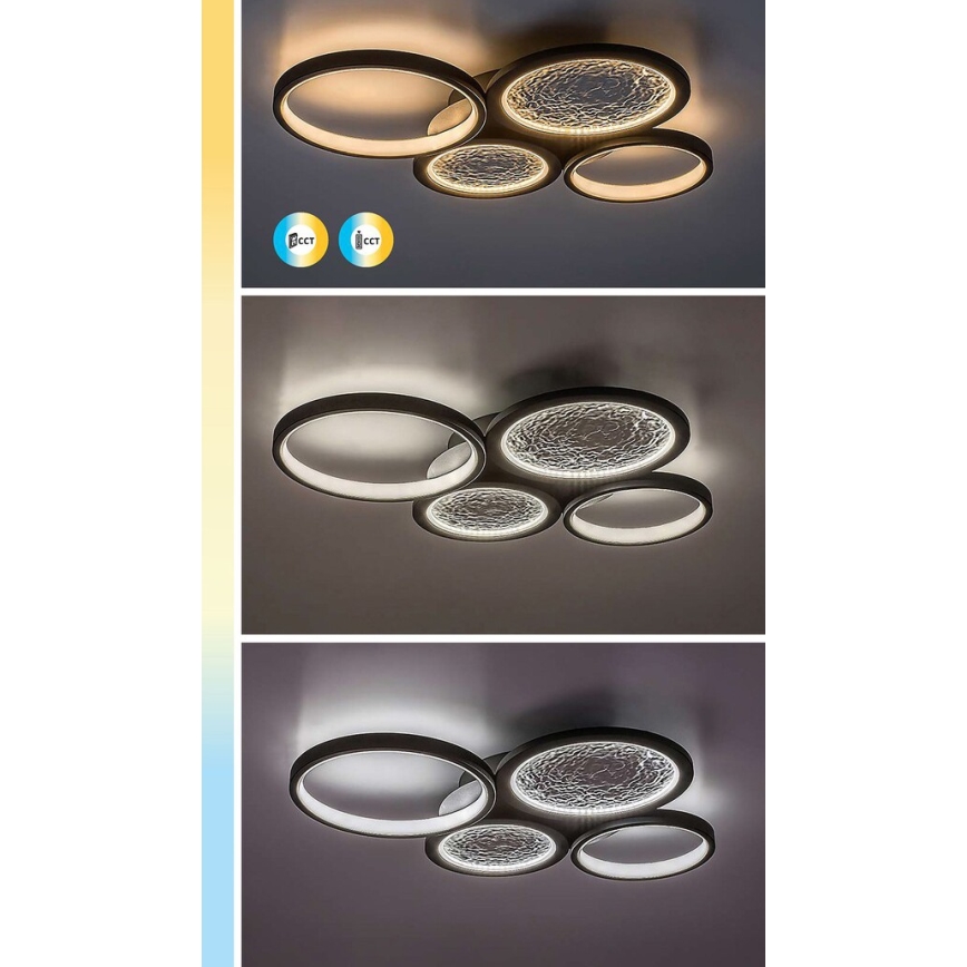 Rabalux - Iluminação de teto LED com regulação LED/40W/230V 3000-6500K + comando