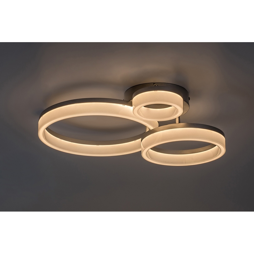 Rabalux - Iluminação de teto LED LED/24W/230V 3000/4000/6500K cromado mate