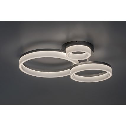 Rabalux - Iluminação de teto LED LED/24W/230V 3000/4000/6500K cromado mate
