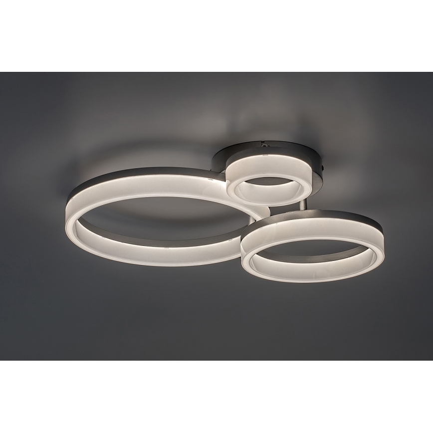Rabalux - Iluminação de teto LED LED/24W/230V 3000/4000/6500K cromado mate