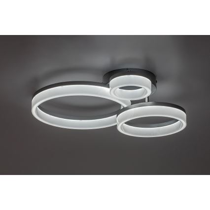 Rabalux - Iluminação de teto LED LED/24W/230V 3000/4000/6500K cromado mate