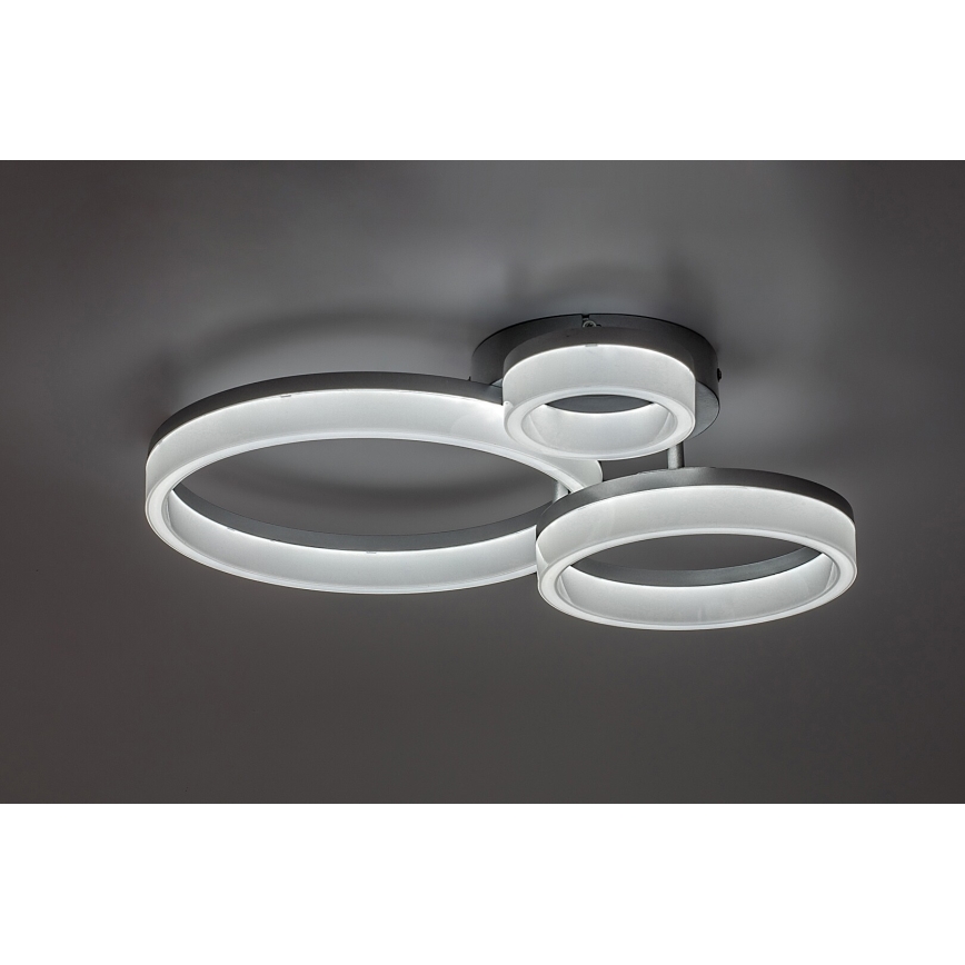 Rabalux - Iluminação de teto LED LED/24W/230V 3000/4000/6500K cromado mate