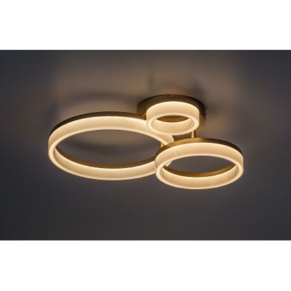 Rabalux - Iluminação de teto LED LED/24W/230V 3000/4000/6500K dourado