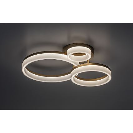 Rabalux - Iluminação de teto LED LED/24W/230V 3000/4000/6500K dourado