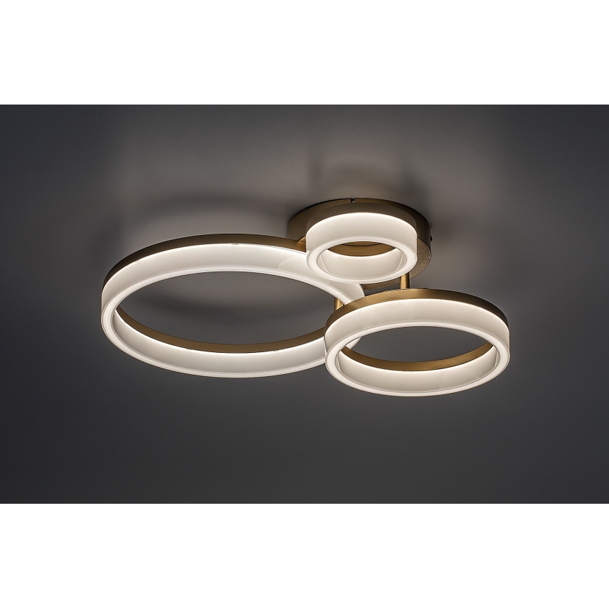 Rabalux - Iluminação de teto LED LED/24W/230V 3000/4000/6500K dourado