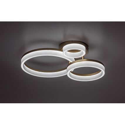 Rabalux - Iluminação de teto LED LED/24W/230V 3000/4000/6500K dourado
