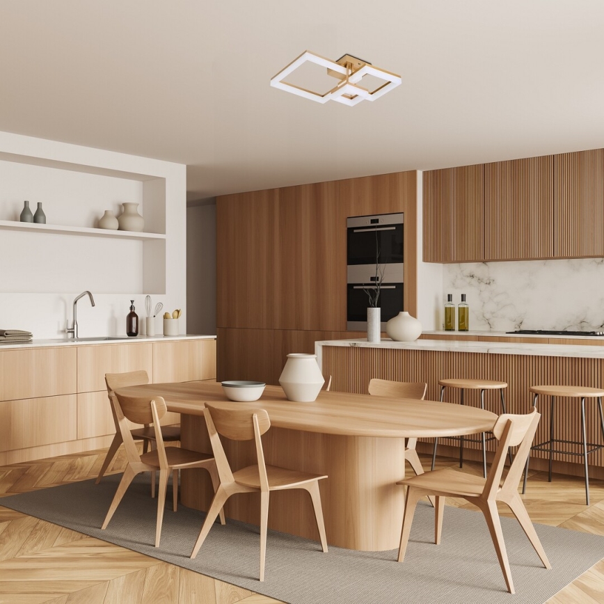 Rabalux - Iluminação de teto LED LED/22W/230V 3000/4000/6500K dourado