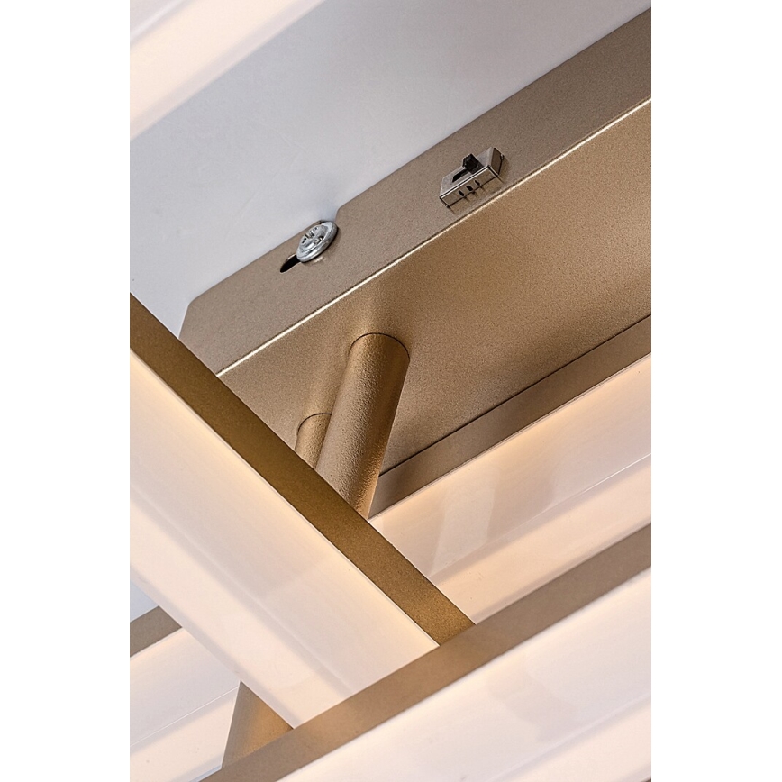 Rabalux - Iluminação de teto LED LED/22W/230V 3000/4000/6500K dourado