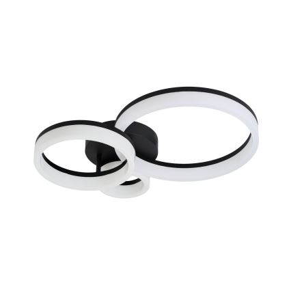 Rabalux - Iluminação de teto LED LED/24W/230V 3000/4000/6500K preto