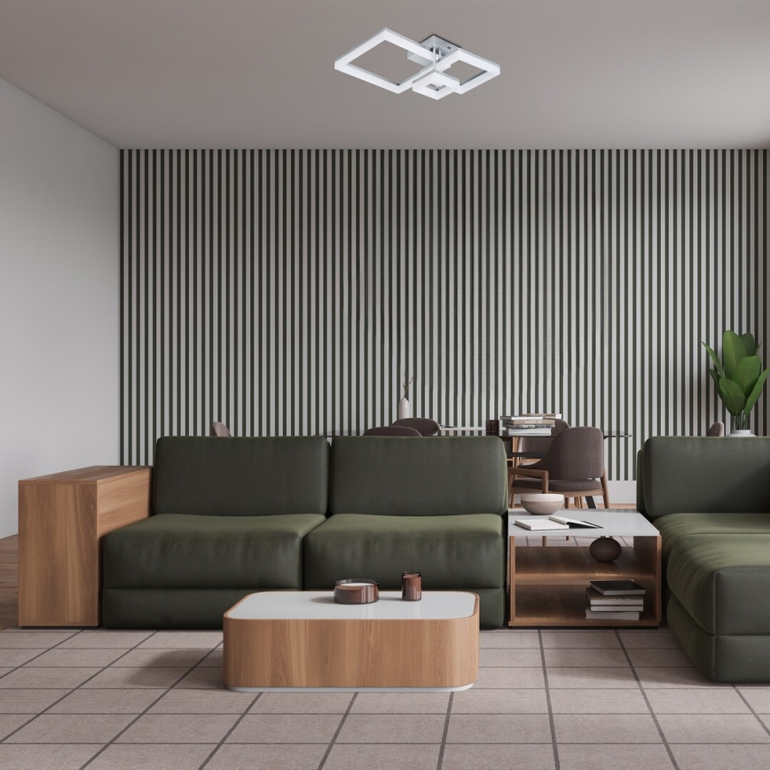 Rabalux - Iluminação de teto LED LED/22W/230V 3000/4000/6500K cromado mate