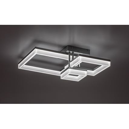 Rabalux - Iluminação de teto LED LED/22W/230V 3000/4000/6500K cromado mate