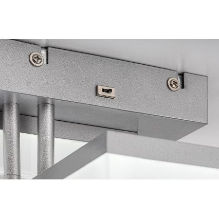 Rabalux - Iluminação de teto LED LED/22W/230V 3000/4000/6500K cromado mate