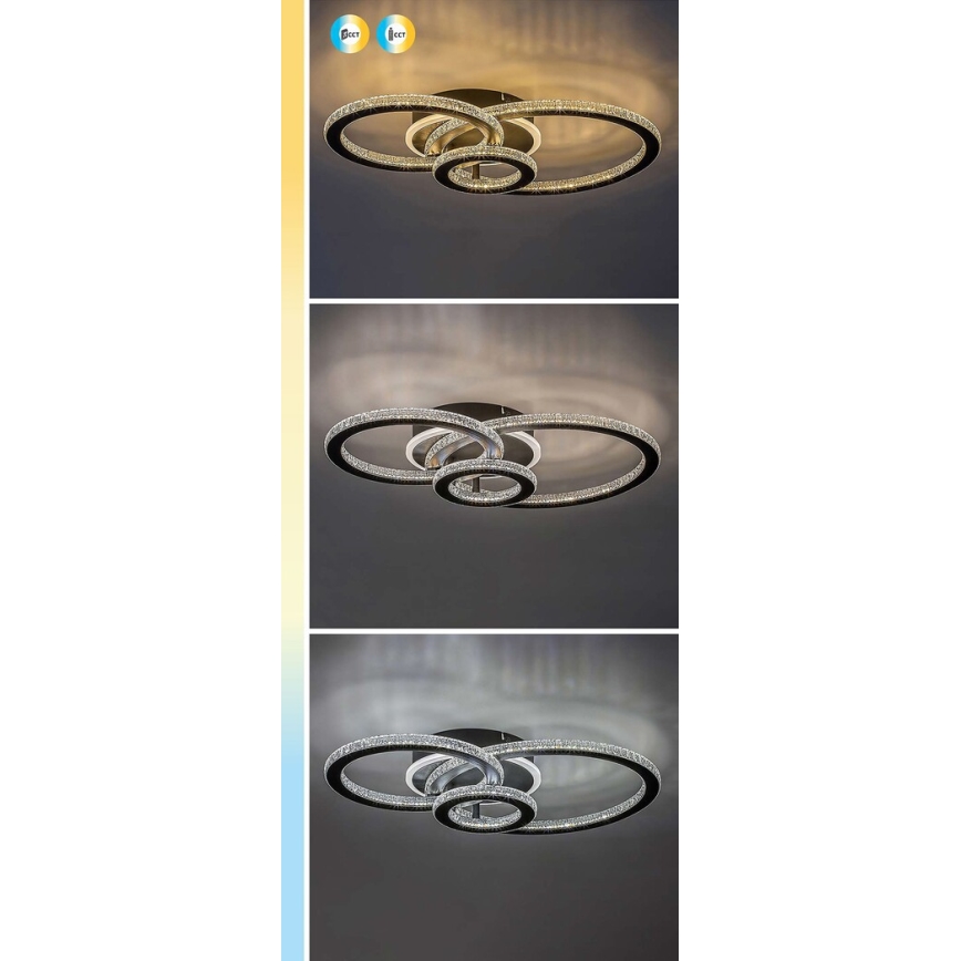 Rabalux - Iluminação de teto LED com regulação LED/40W/230V 3000-6500K + comando