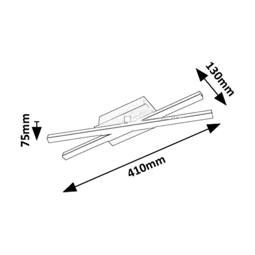 Rabalux - Iluminação de teto LED LED/16W/230V 4000K