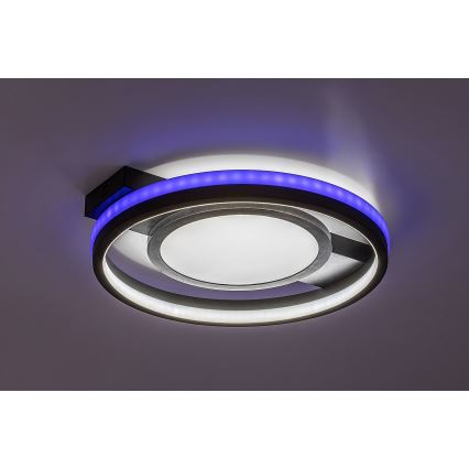 Rabalux - Iluminação de teto LED RGB com regulação LED/40W/230V 3000-6500K + comando