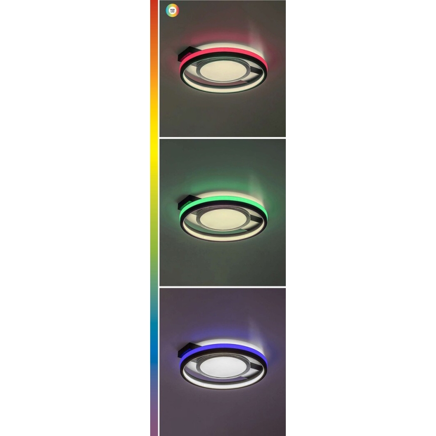 Rabalux - Iluminação de teto LED RGB com regulação LED/40W/230V 3000-6500K + comando