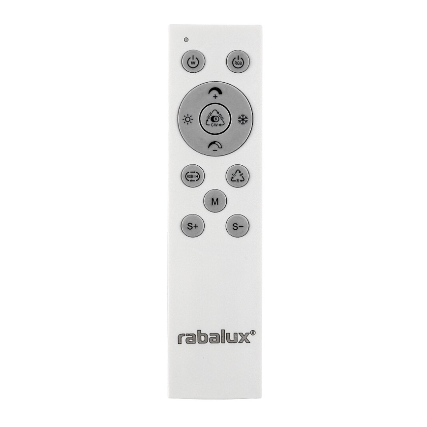 Rabalux - Iluminação de teto LED RGB com regulação LED/40W/230V 3000-6500K + comando