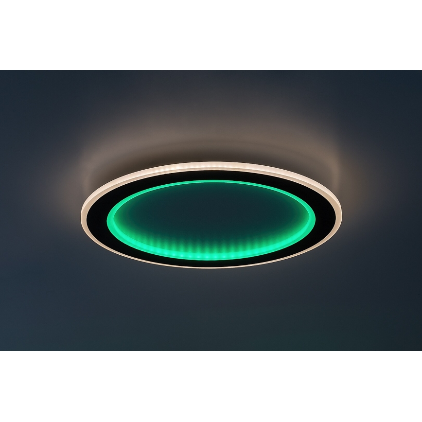 Rabalux - Luminária de teto LED RGB regulável LED/22W/230V 3000-6500K diâmetro 45 cm + comando à distância