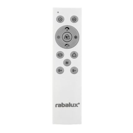 Rabalux - Iluminação de teto LED RGB com regulação LED/22W/230V 3000-6500K + comando