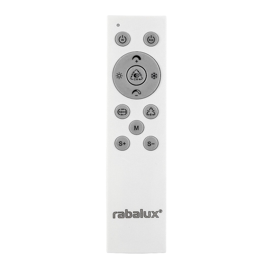 Rabalux - Iluminação de teto LED RGB com regulação LED/22W/230V 3000-6500K + comando