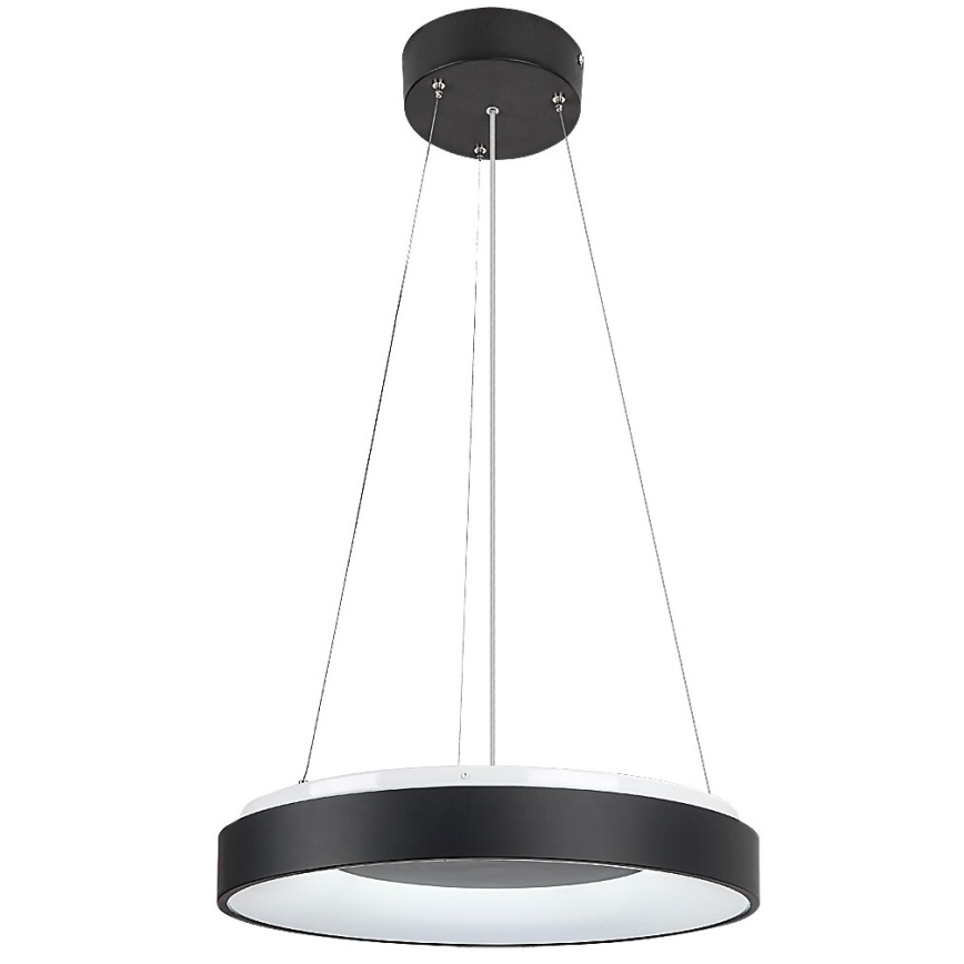 Rabalux - Candelabro suspenso LED com regulação LED/38W/230V 3000-6500K preto + controlo remoto