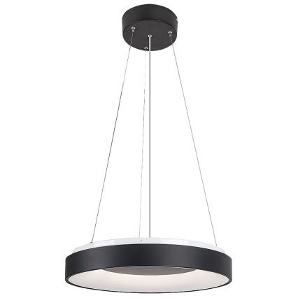 Rabalux - Candelabro suspenso LED com regulação LED/38W/230V 3000-6500K preto + controlo remoto
