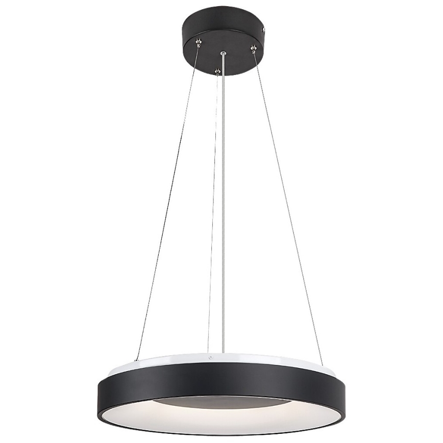 Rabalux - Candelabro suspenso LED com regulação LED/38W/230V 3000-6500K preto + controlo remoto