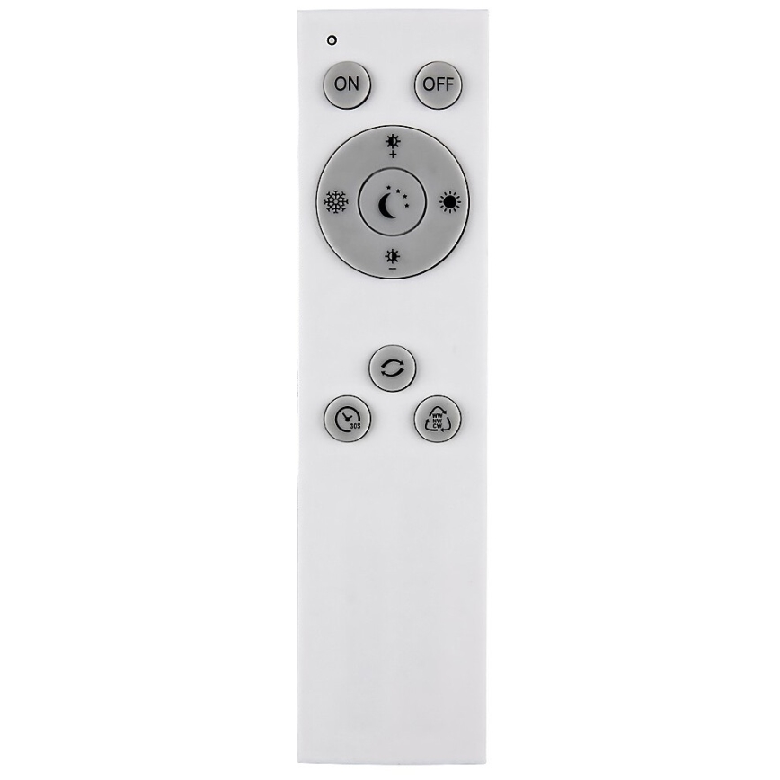 Rabalux - Candelabro suspenso LED com regulação LED/38W/230V 3000-6500K preto + controlo remoto