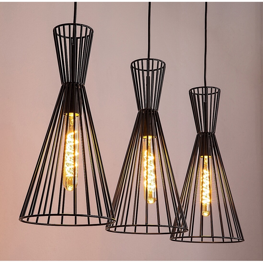 Rabalux - Candelabro suspenso 3xE27/60W/230V
