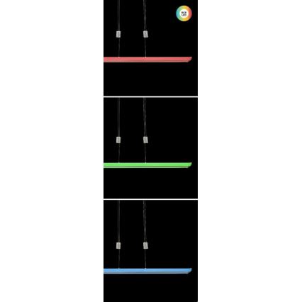 Rabalux - Candeeiro LED RGB suspenso com regulação LED/24W/230V Wi-Fi Tuya + comando