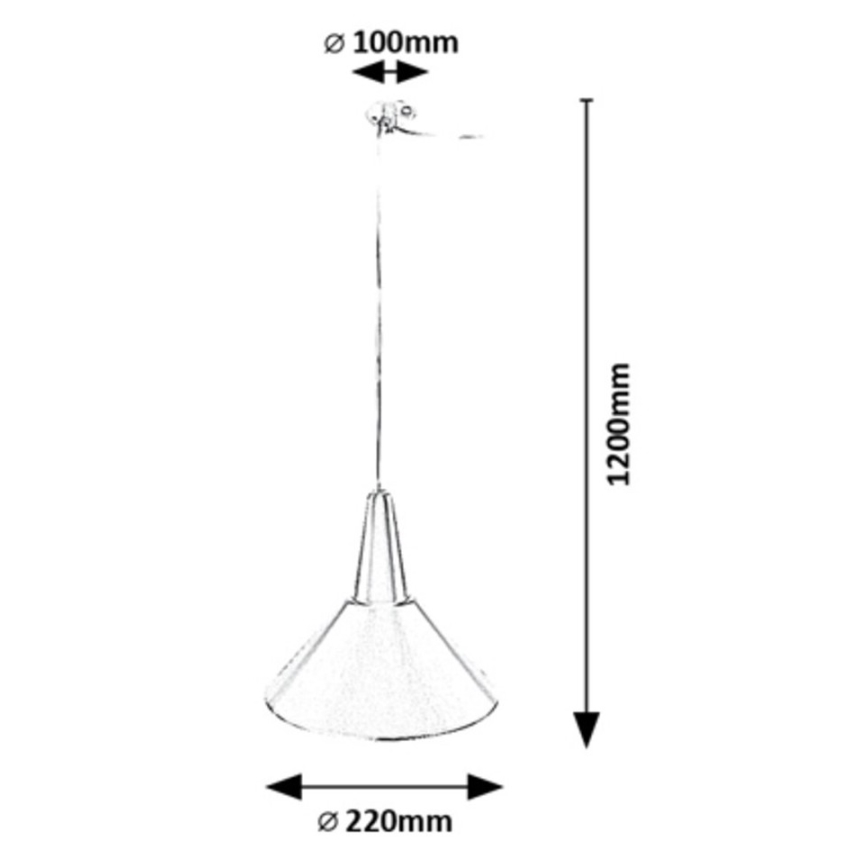 Rabalux - Candelabro suspenso 1xE27/40W/230V