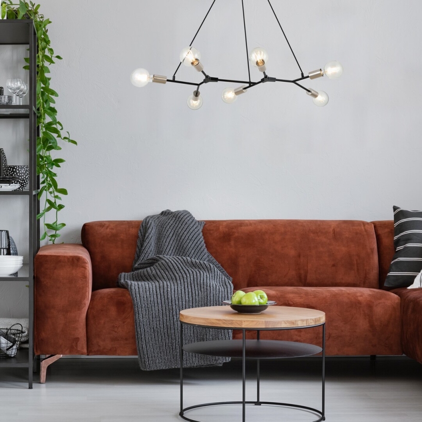 Rabalux - Candelabro suspenso 7xE27/25W/230V