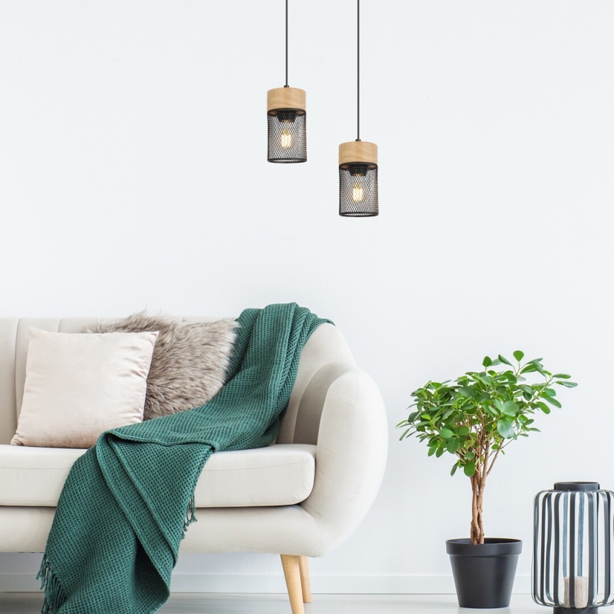 Rabalux - Candelabro suspenso 1xE27/25W/230V faia