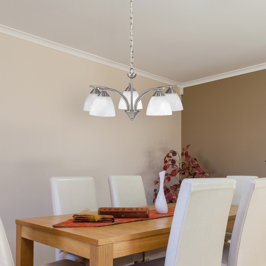 Rabalux - Candelabro numa corrente 5xE14/40W/230V