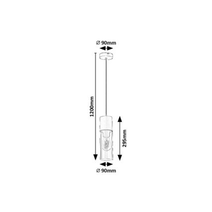 Rabalux - Candelabro suspenso 1xE27/25W/230V