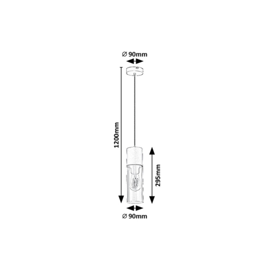 Rabalux - Candelabro suspenso 1xE27/25W/230V