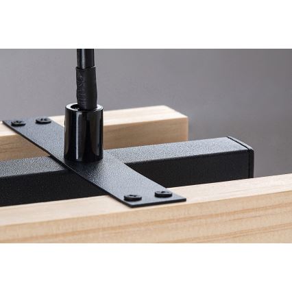 Rabalux - Candeeiro de teto em haste 1xE27/25W/230V pinho