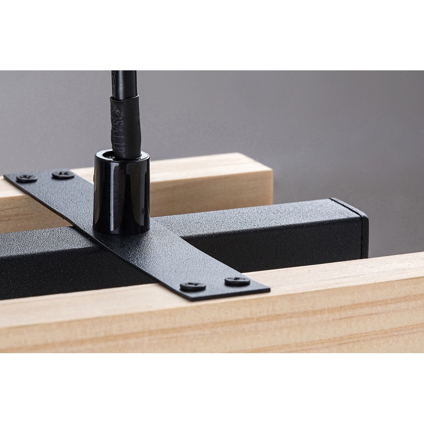 Rabalux - Candeeiro de teto em haste 1xE27/25W/230V pinho