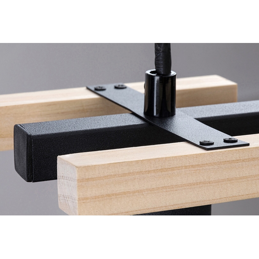 Rabalux - Candelabro suspenso 1xE27/25W/230V pinho