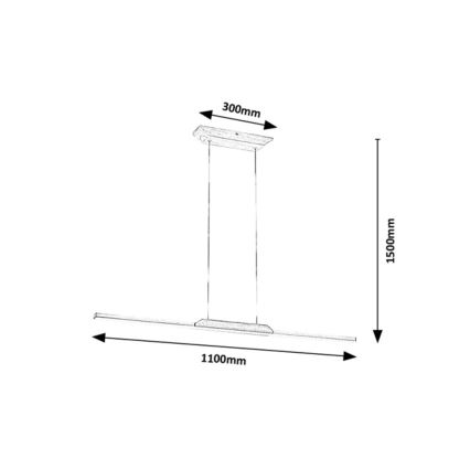Rabalux - Candelabro suspenso LED LED/26W/230V 4000K faia