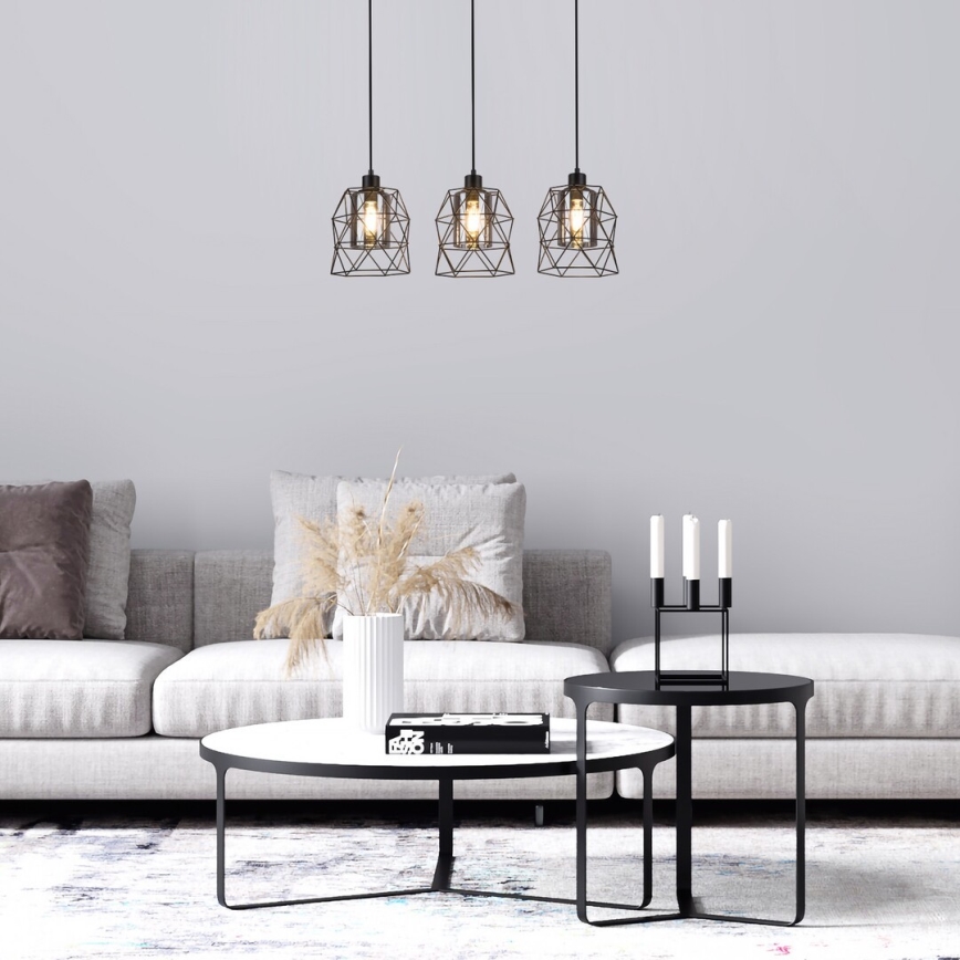 Rabalux - Candelabro suspenso 3xE27/40W/230V