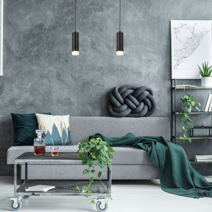 Rabalux - Candelabro suspenso 1xGU10/5W/230V carvalho