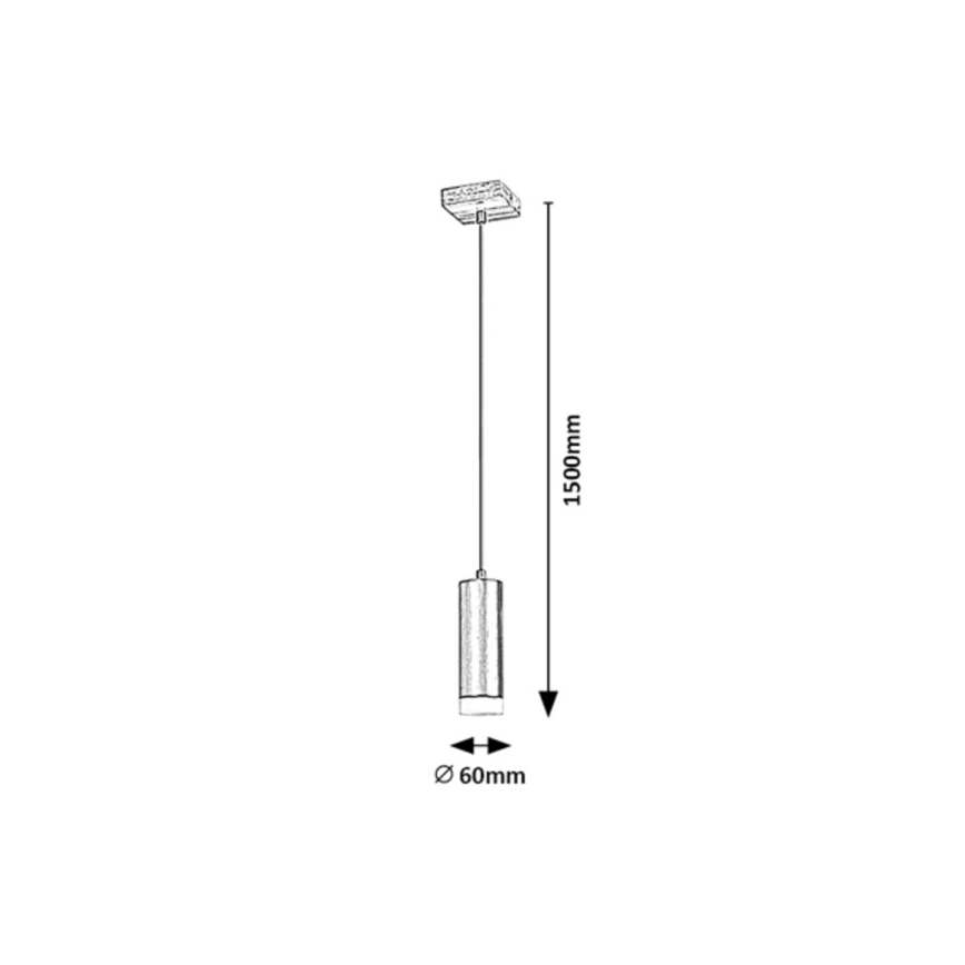 Rabalux - Candelabro suspenso 1xGU10/5W/230V carvalho