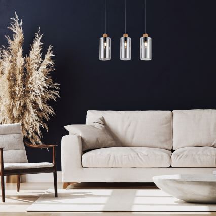 Rabalux - Candelabro suspenso 3xE27/25W/230V