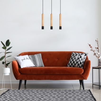Rabalux - Candelabro suspenso 3xGU10/50W/230V faia