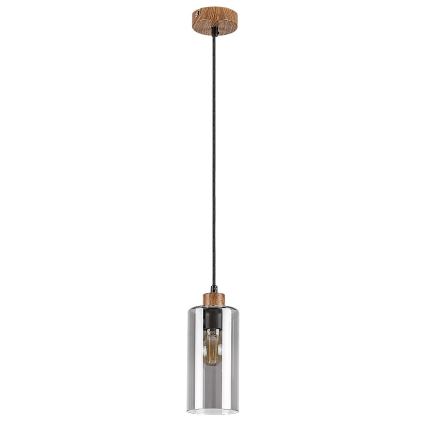 Rabalux - Candelabro suspenso 1xE27/25W/230V carvalho