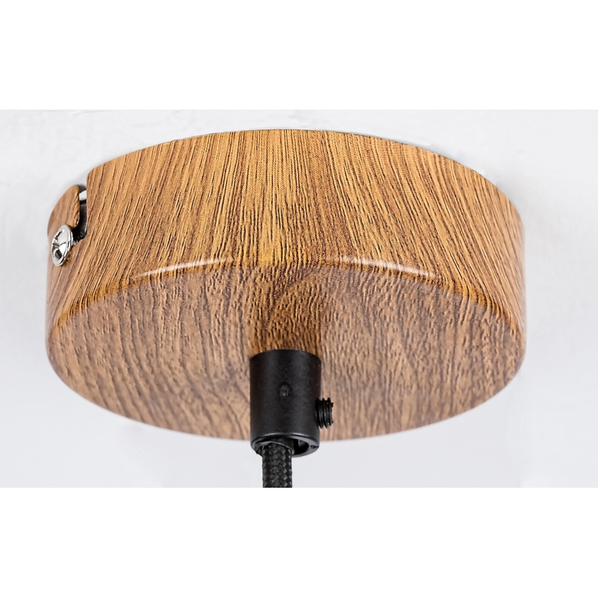 Rabalux - Candelabro suspenso 1xE27/25W/230V carvalho