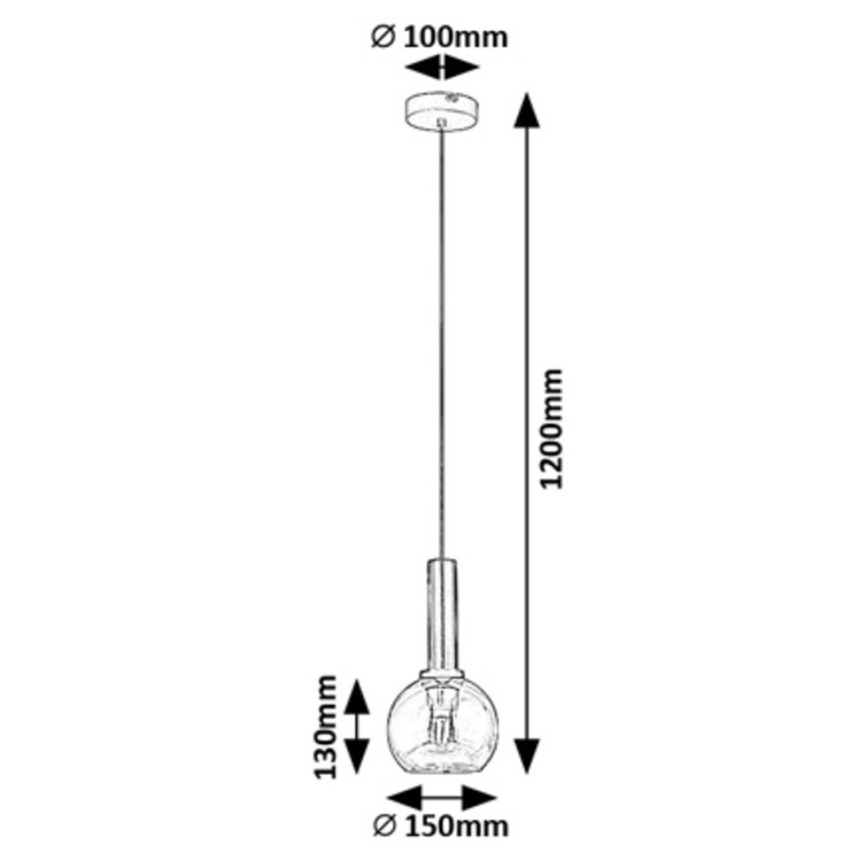 Rabalux - Candelabro suspenso 1xE27/40W/230V
