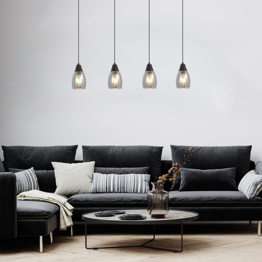 Rabalux - Candelabro suspenso 4xE27/15W/230V